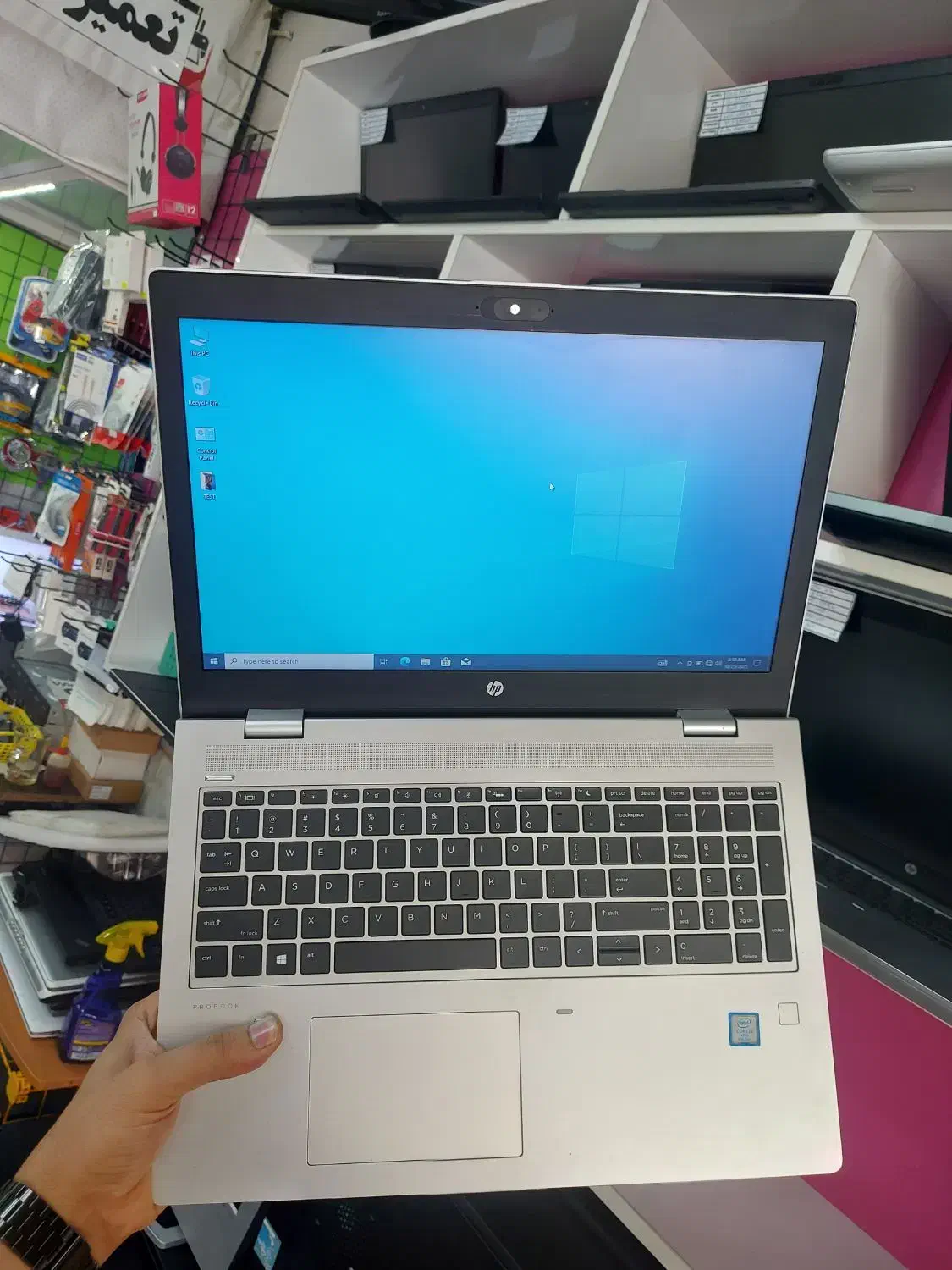 لپتاپ اچ پی ۲۰۲۰ i5 RAM16 SSD256 UHD فول پورت تمیز|رایانه همراه|کرج, گلشهر|دیوار