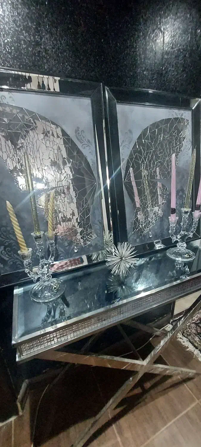 آینه و کنسول|بوفه، ویترین، کنسول|شاهین‌شهر, خانه کارگر|دیوار