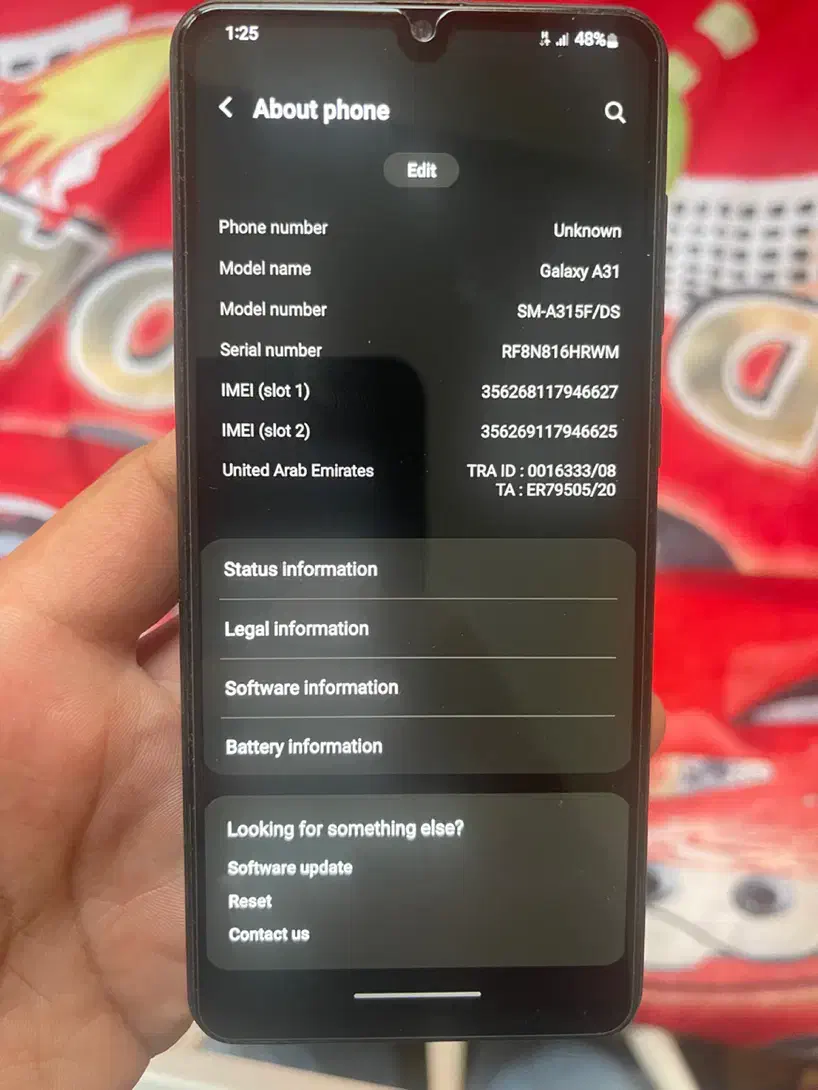 گوشی A31|موبایل|تهران, وصفنارد|دیوار