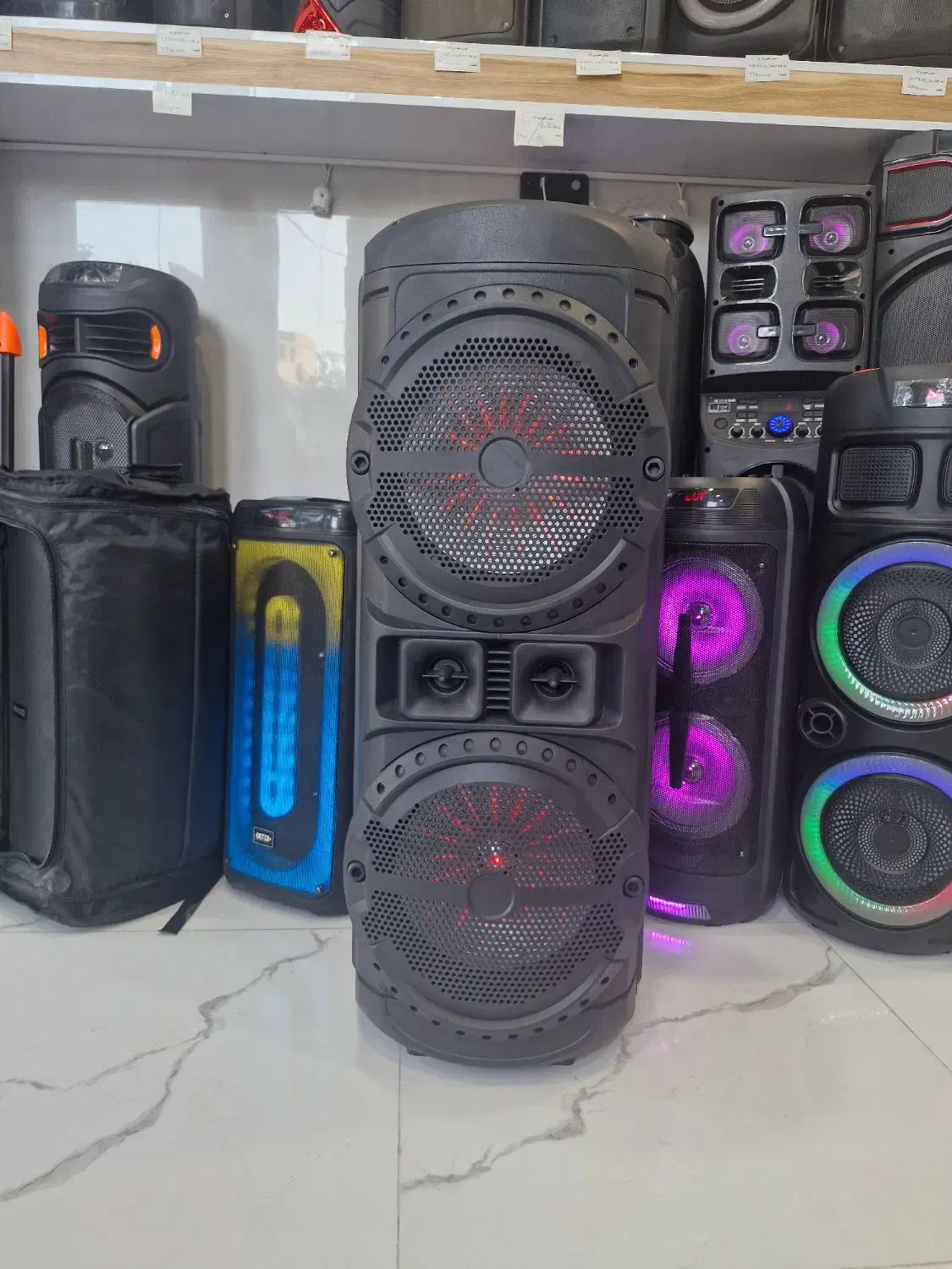 اسپیکر یک متری بمب ۲ساب ۱۲|پخشکننده همراه|قم, کیوانفر|دیوار