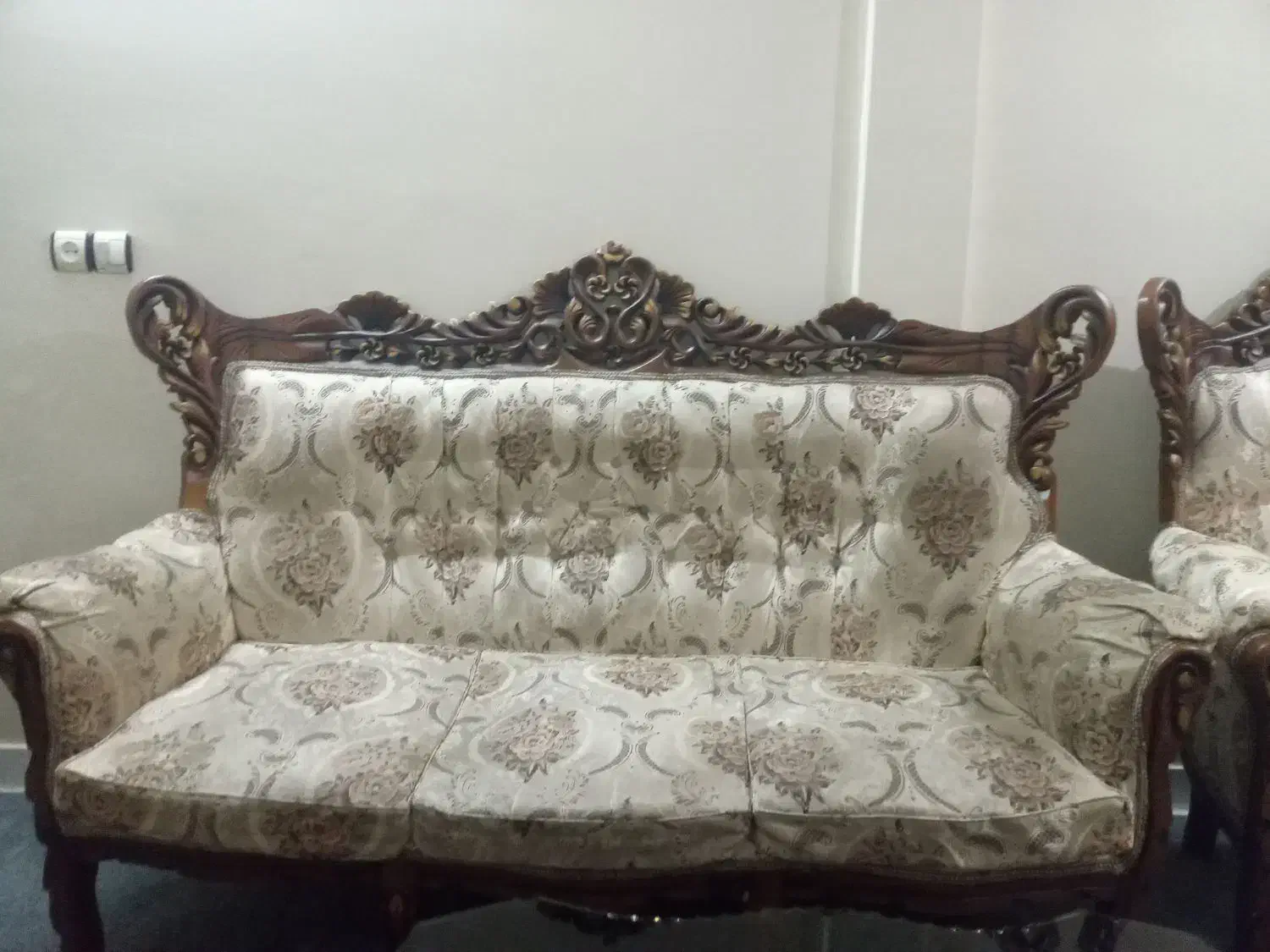 مبلمان استیل ۹نفره تمام چوب|مبلمان خانگی و میز عسلی|قزوین, |دیوار