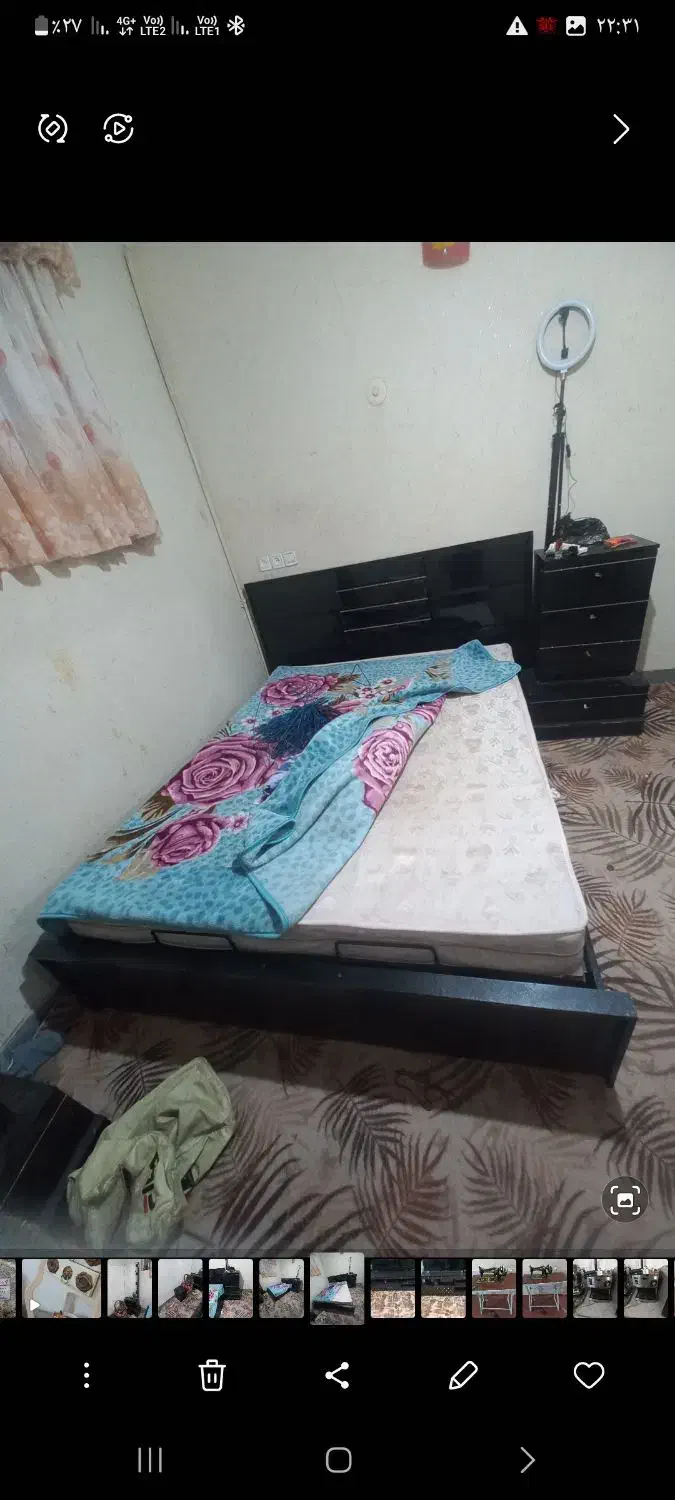 تخت و خوشخواب دو نفره|تخت و سرویس خواب|سبزوار, امیر کبیر|دیوار