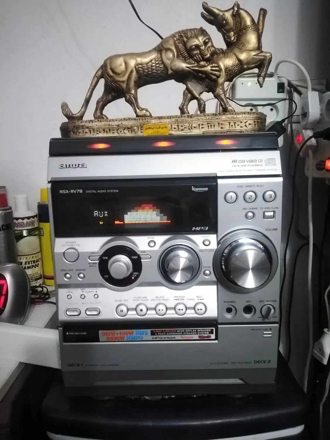 ضبط آیوا 2500 وات در حد نو|سیستم صوتی خانگی|شاهین‌شهر, فردوسی|دیوار