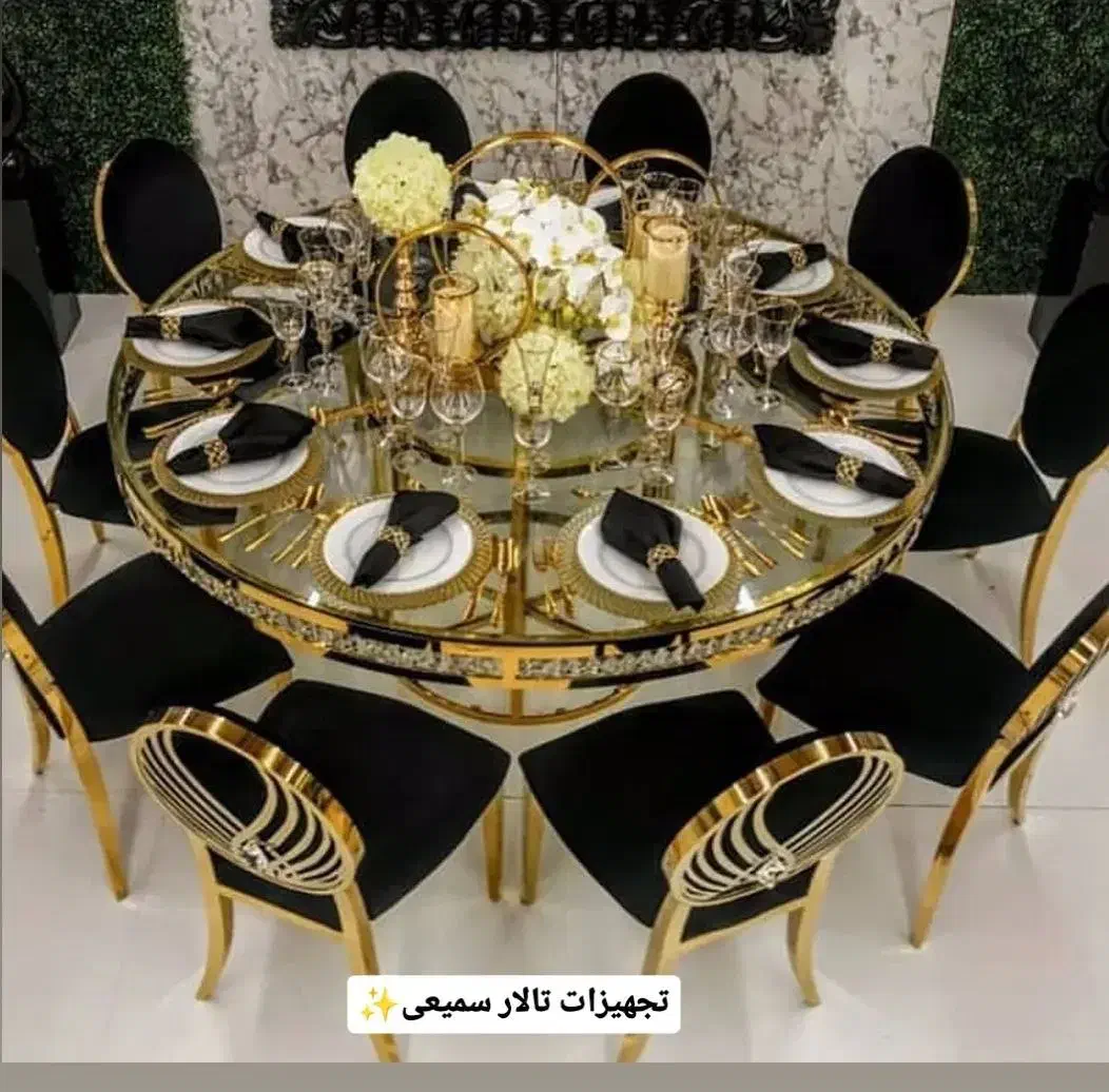 صندلی تالار میز تالار مدل ملیکا|میز و صندلی غذاخوری|تهران, فلسطین (میدان انقلاب)|دیوار