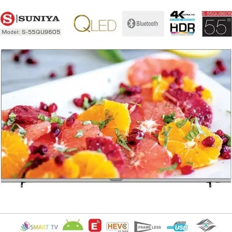ال ای دی 55 اینچ SUNIYA مدل QLED 4K UHD آکبند|تلویزیون و پروژکتور|اهواز, پردیس دو|دیوار