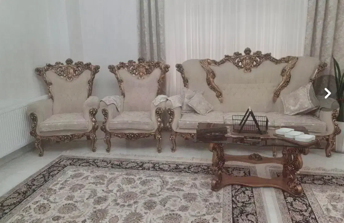 مبل سلطنتی|مبلمان خانگی و میز عسلی|گرگان, |دیوار