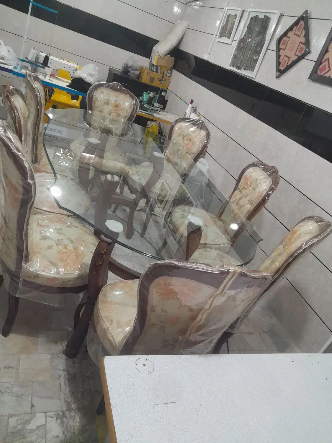 میز و صندلی غذا خوری ۸نفره|میز و صندلی غذاخوری|نکا, |دیوار