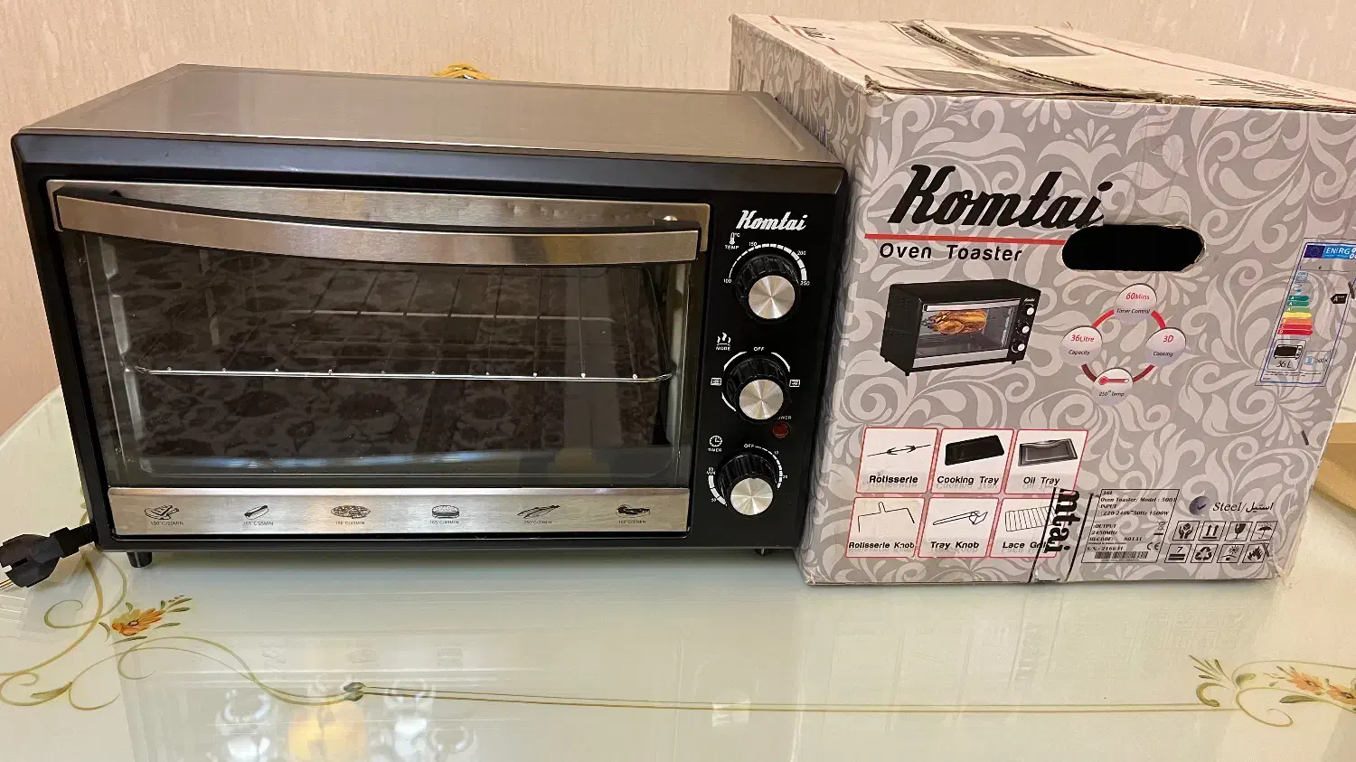 آون توستر ۳۶لیتری|اجاق گاز و لوازم برقی پخت‌وپز|قزوین, |دیوار