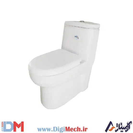 توالت فرنگی سایز بزرگ با خروجی 4 ضد لک بغل صاف|لوازم سرویس بهداشتی|تبریز, |دیوار