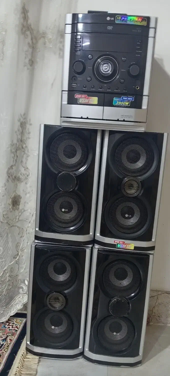 ضبط سه دیسک فلش خور بلوتوثی شده|سیستم صوتی خانگی|نیشابور, شریعتی|دیوار