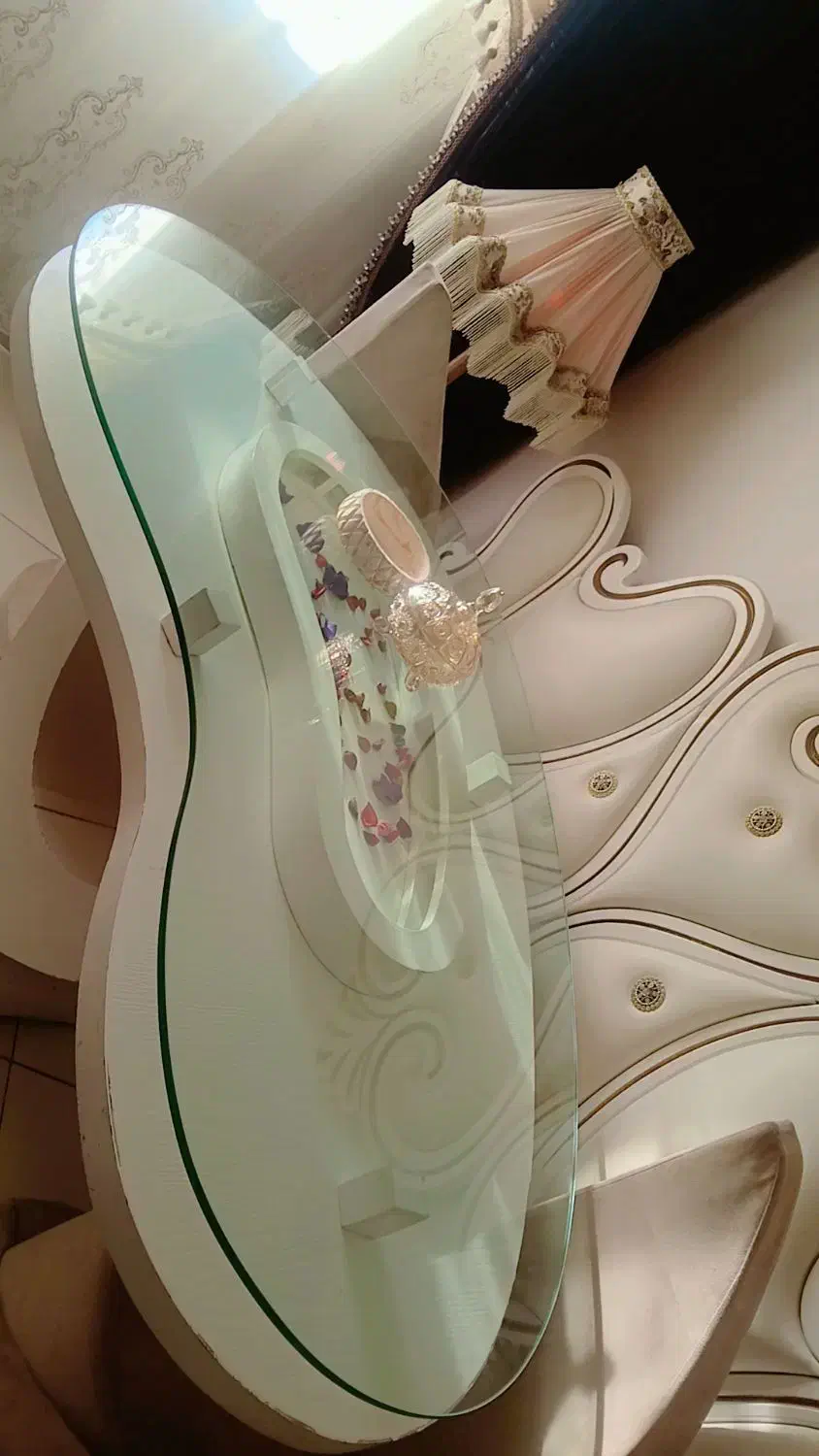 میز ناهار خوری طرح دار در حد|میز و صندلی غذاخوری|قم, پردیسان|دیوار