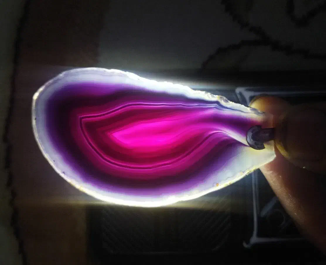 سنگ عقیق سلیمانی صورتی بنفش سوسنی|جواهرات|کرمانشاه, |دیوار