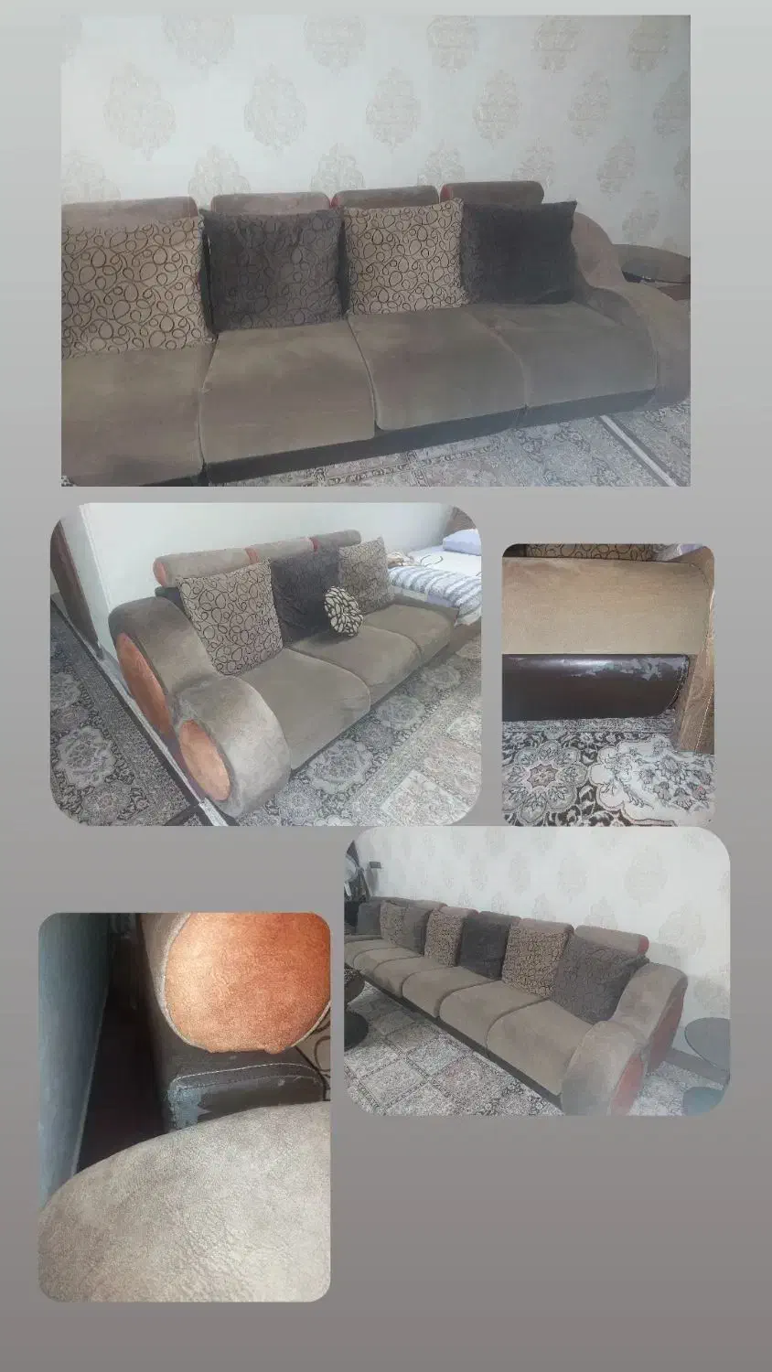 مبل ال ۹ نفره|مبلمان خانگی و میز عسلی|قم, باجک دو|دیوار