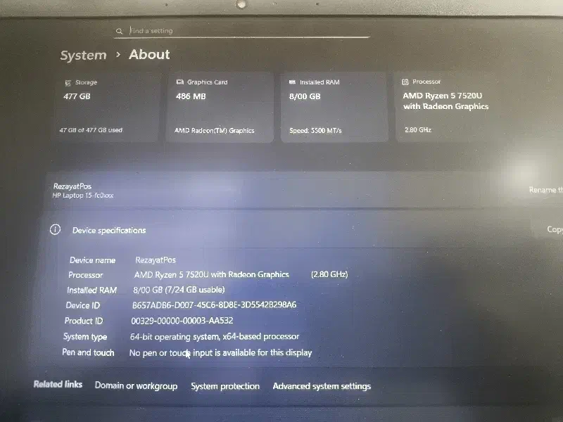 لبتاب اچ پی نسل 13|رایانه همراه|سقز, |دیوار