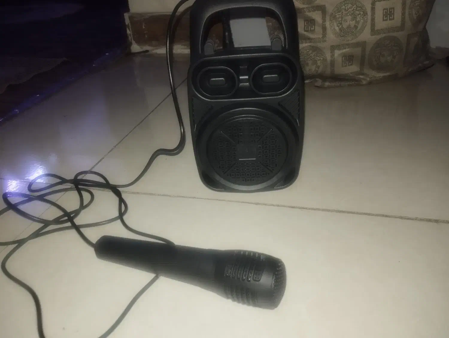 اسپیکر نو...رقص نور دار میکروفن بلوتوث فلش خور|سیستم صوتی خانگی|رباط‌کریم, شهرک درخشان|دیوار