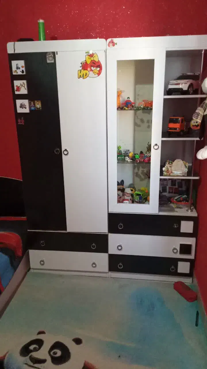 تخت وکمد نوجوانی جنس چوب|تخت و سرویس خواب|تهران, فاطمی|دیوار