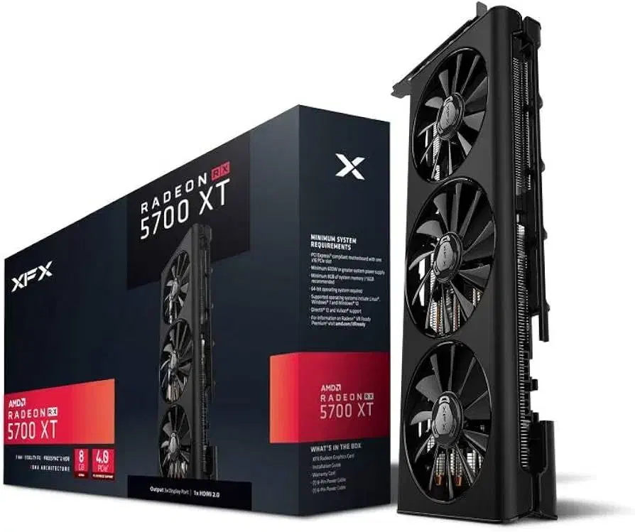 کارت گرافیک XFX RX5700 XT|قطعات و لوازم جانبی رایانه|اراک, |دیوار