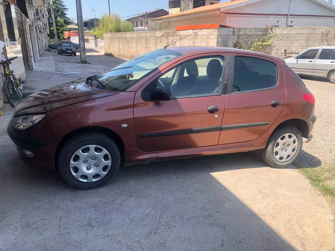 ۲۰۶ تیپ ۲ رنگ مسی|خودرو سواری و وانت|رشت, هلال احمر|دیوار