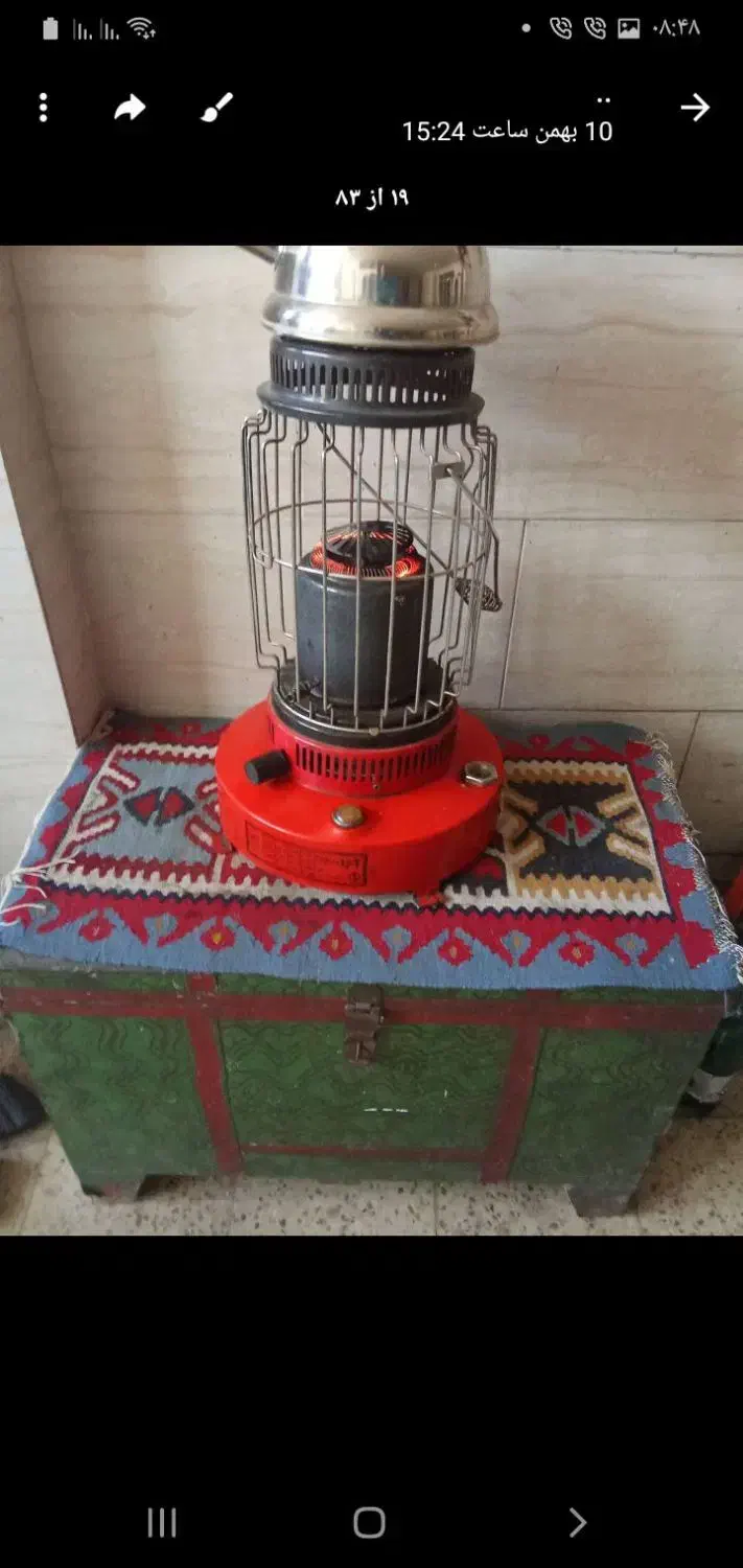 چرا۶ نفتی تویست ژاپنی|بخاری، هیتر، شومینه|اقبالیه, |دیوار