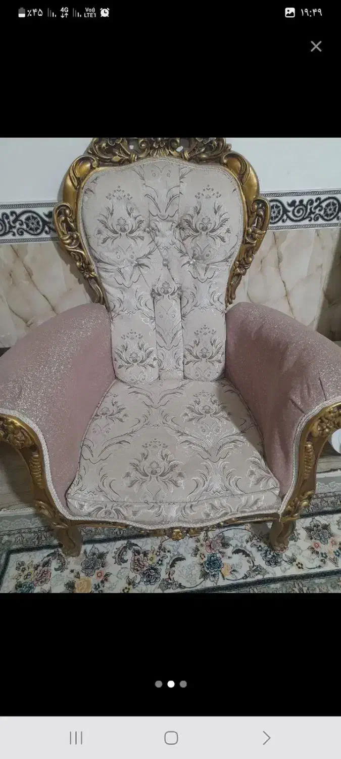 مبل سلطنتی|مبلمان خانگی و میز عسلی|هشتگرد, هشتگرد قدیم|دیوار