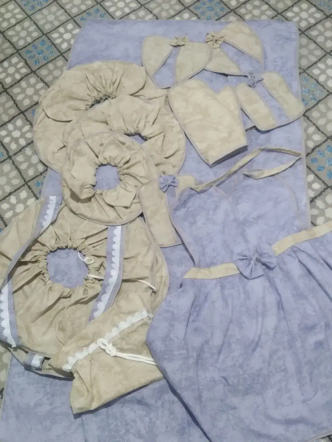 دوخت سرویس آشپزخانه وکاوروسایل|سفره، حوله، دستمال آشپزخانه|نورآباد, |دیوار