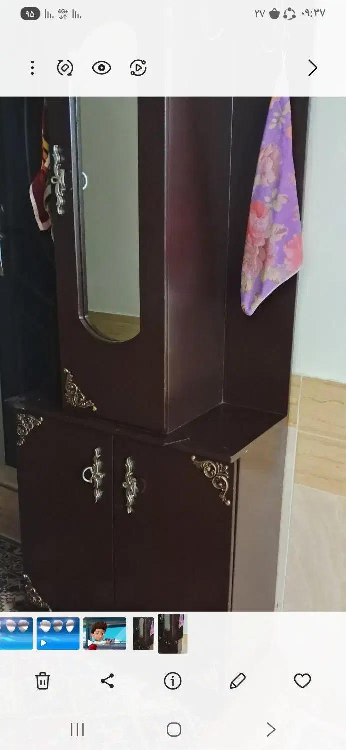 جاکفشی ایستاده|جاکفشی، کمد، دراور|ساوه, |دیوار