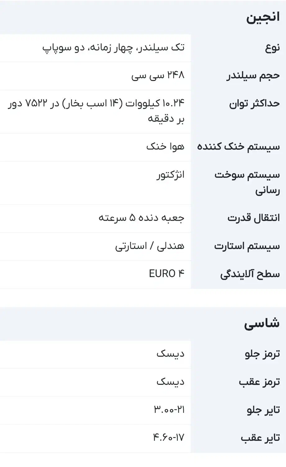 موتور تریل ۲۵۰|موتورسیکلت|اهواز, گلستان|دیوار