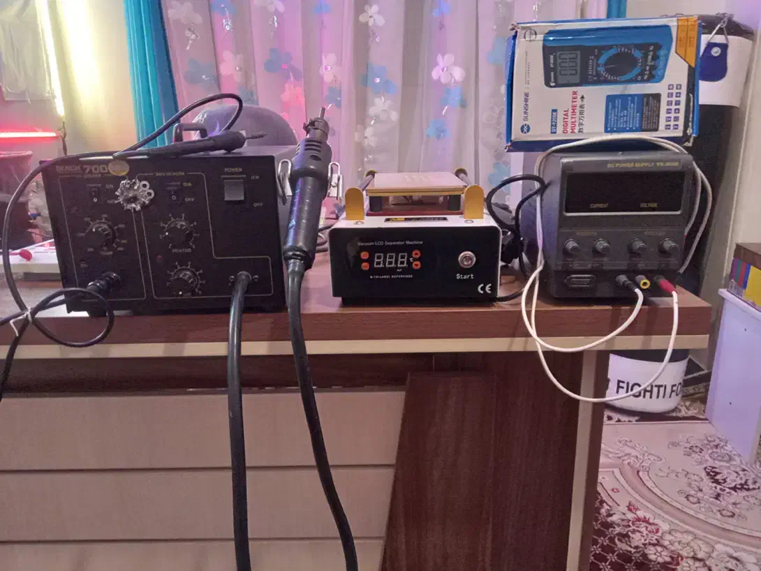 سپراتور مولتیمتر منبع تغذیه هیترهویه تعمیر موبایل|لوازم جانبی موبایل و تبلت|هشتگرد, هشتگرد قدیم|دیوار