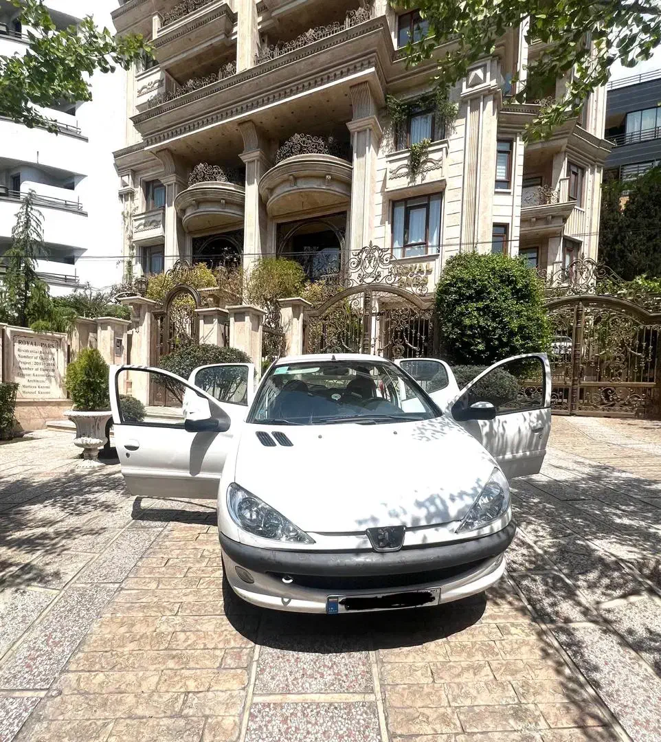 پژو ۲۰۶ تیپ ۲سفید|خودرو سواری و وانت|کرج, مطهری|دیوار