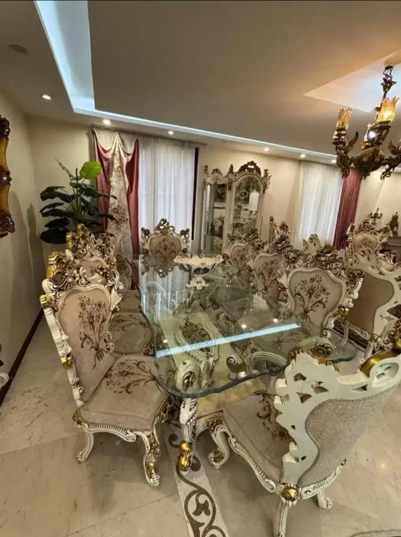 سرویس مبلمان کلاسیک و میز ناهارخوری ست|مبلمان خانگی و میز عسلی|قرچک, شهرک گلها|دیوار