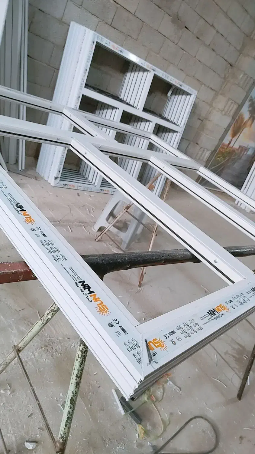 درب و پنجره upvc دوجداره|مصالح و تجهیزات ساختمان|گنبد کاووس, |دیوار