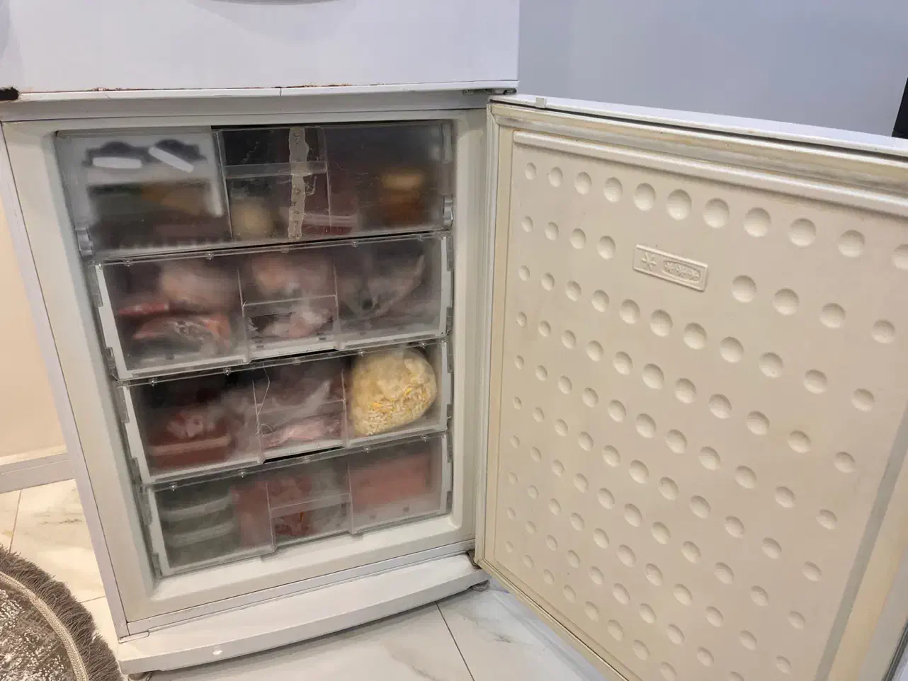 یخچال فریزر کنوود اصل بدون تعمیر آماده استفاده|یخچال و فریزر|تهران, سهروردی|دیوار