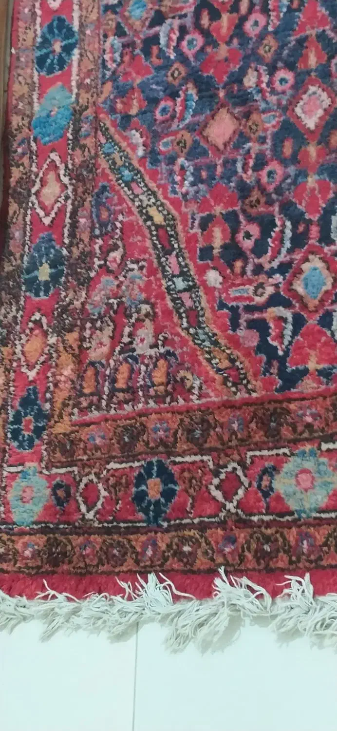 فرش دستباف کناره قهری سه متری|فرش|بومهن, |دیوار