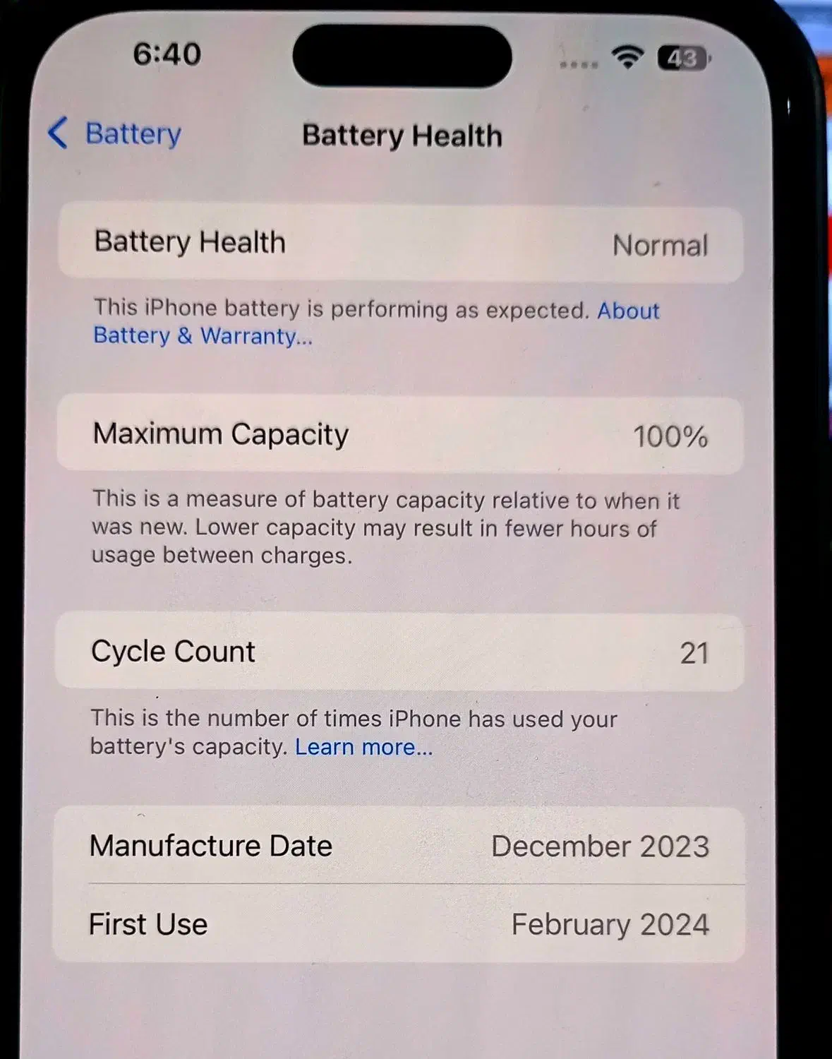 آیفون 15 پرو مکس 256GB (معاوضه با آیفون 16)|موبایل|تهران, تهرانپارس غربی|دیوار