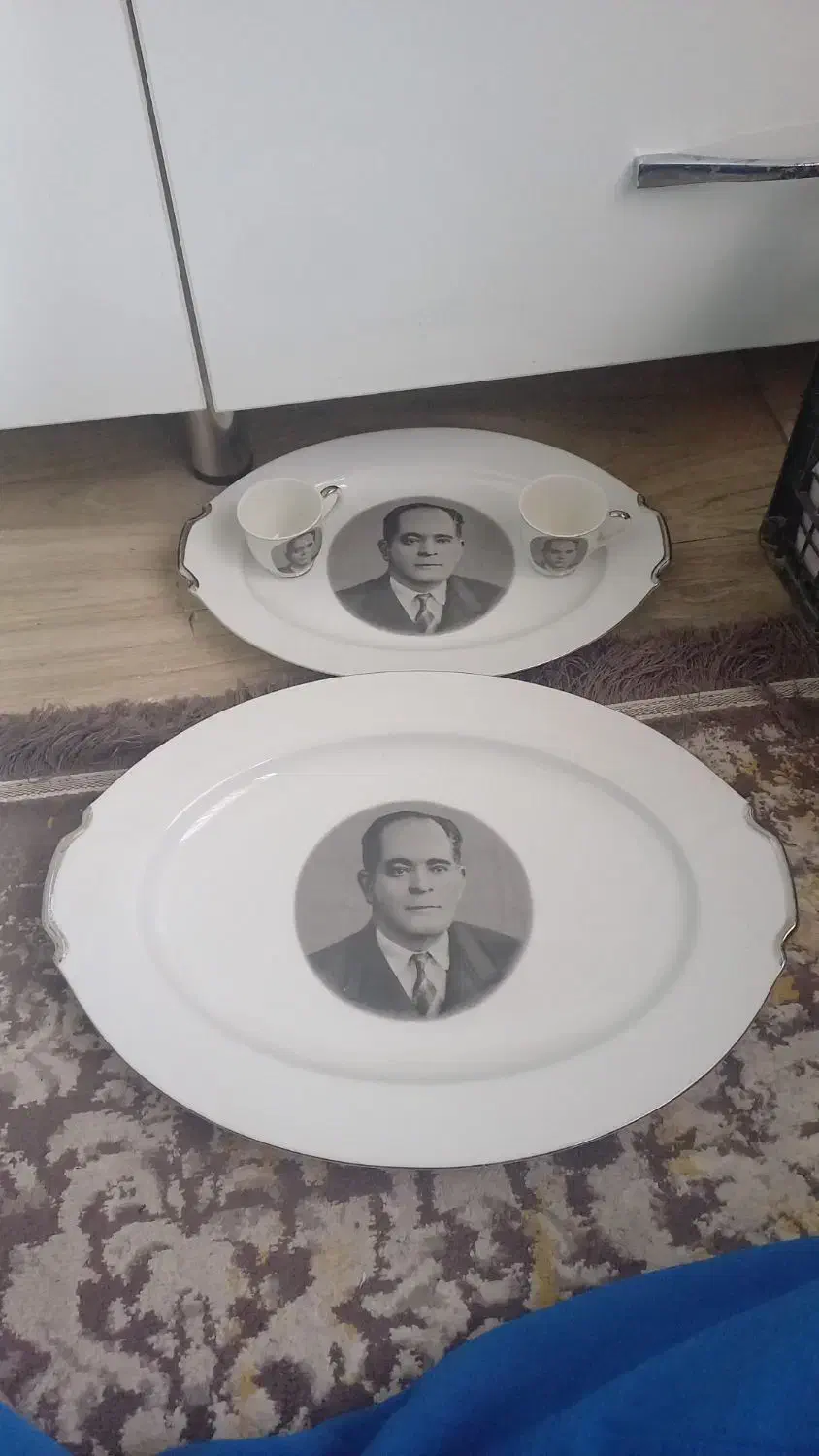 سه عدد ظروف ودوعددفنجان قهوه خوری قدیمی|ظروف سرو و پذیرایی|رودسر, |دیوار