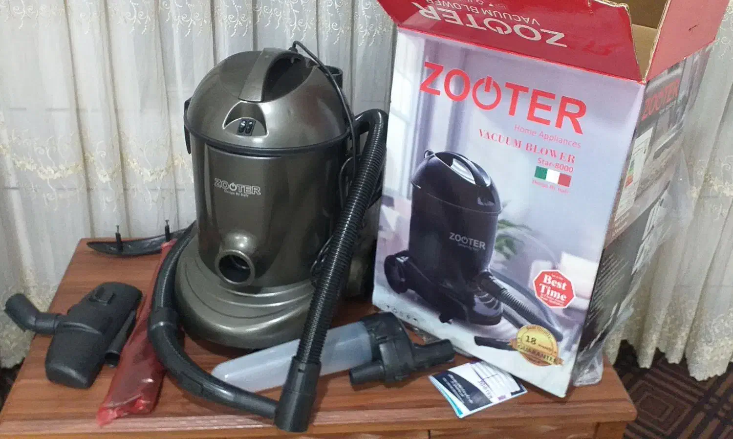 جاروبرقی ZOOTER مدل star 8000|جاروبرقی، جارو شارژی، بخارشو|خمینیشهر, |دیوار