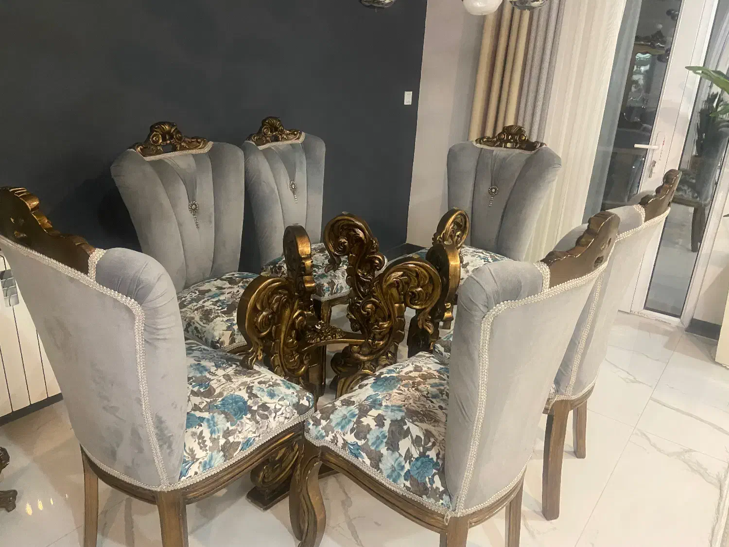 مبلمان و ناهارخوری و‌ویترین چوب گردو|مبلمان خانگی و میز عسلی|دماوند, گیلاوند|دیوار