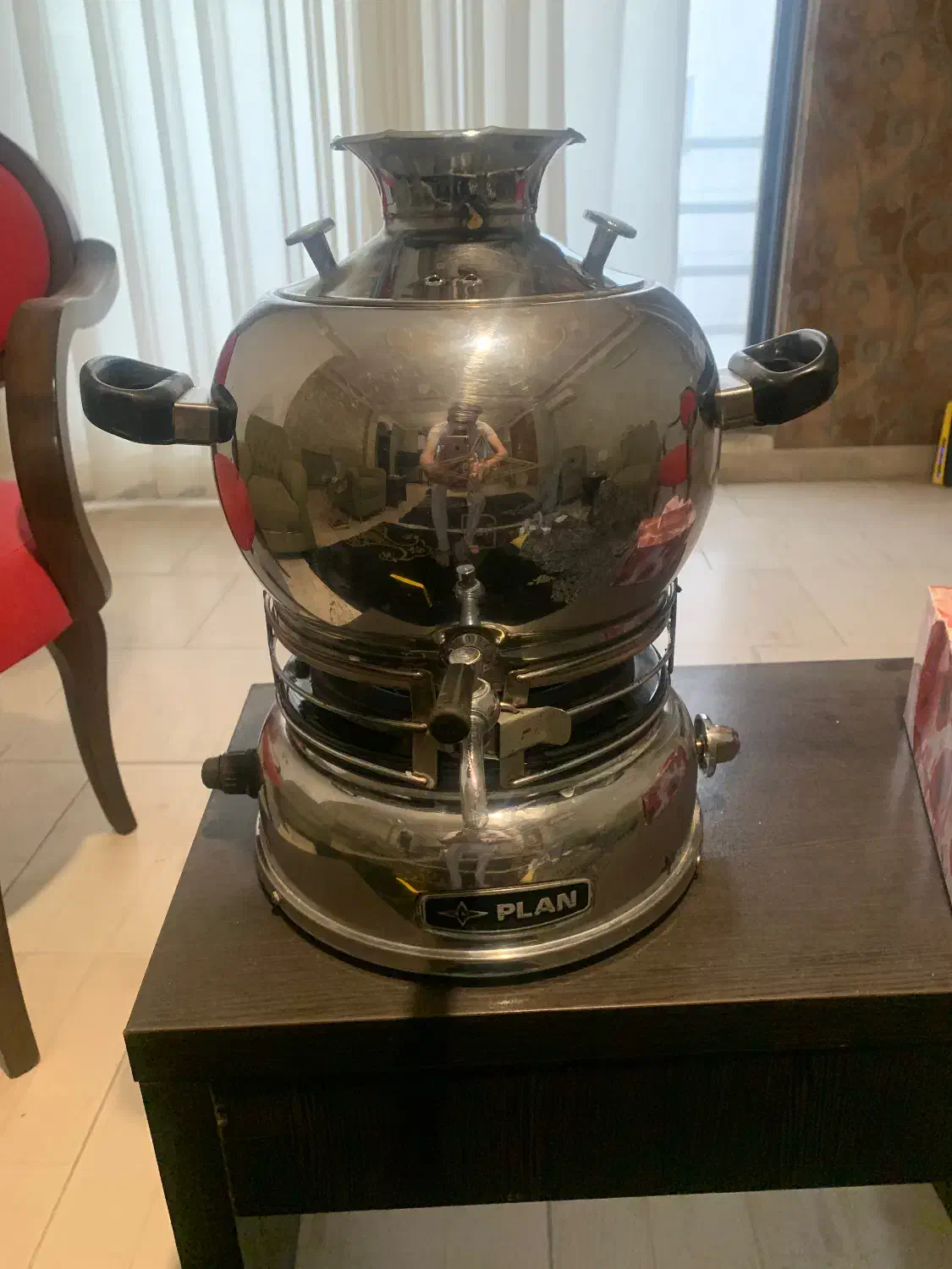 کتری  سماور گازی سه کاره پلان شش لیتری خیلی سالم|سماور، چای‌ساز، قهوه‌ساز|آمل, |دیوار