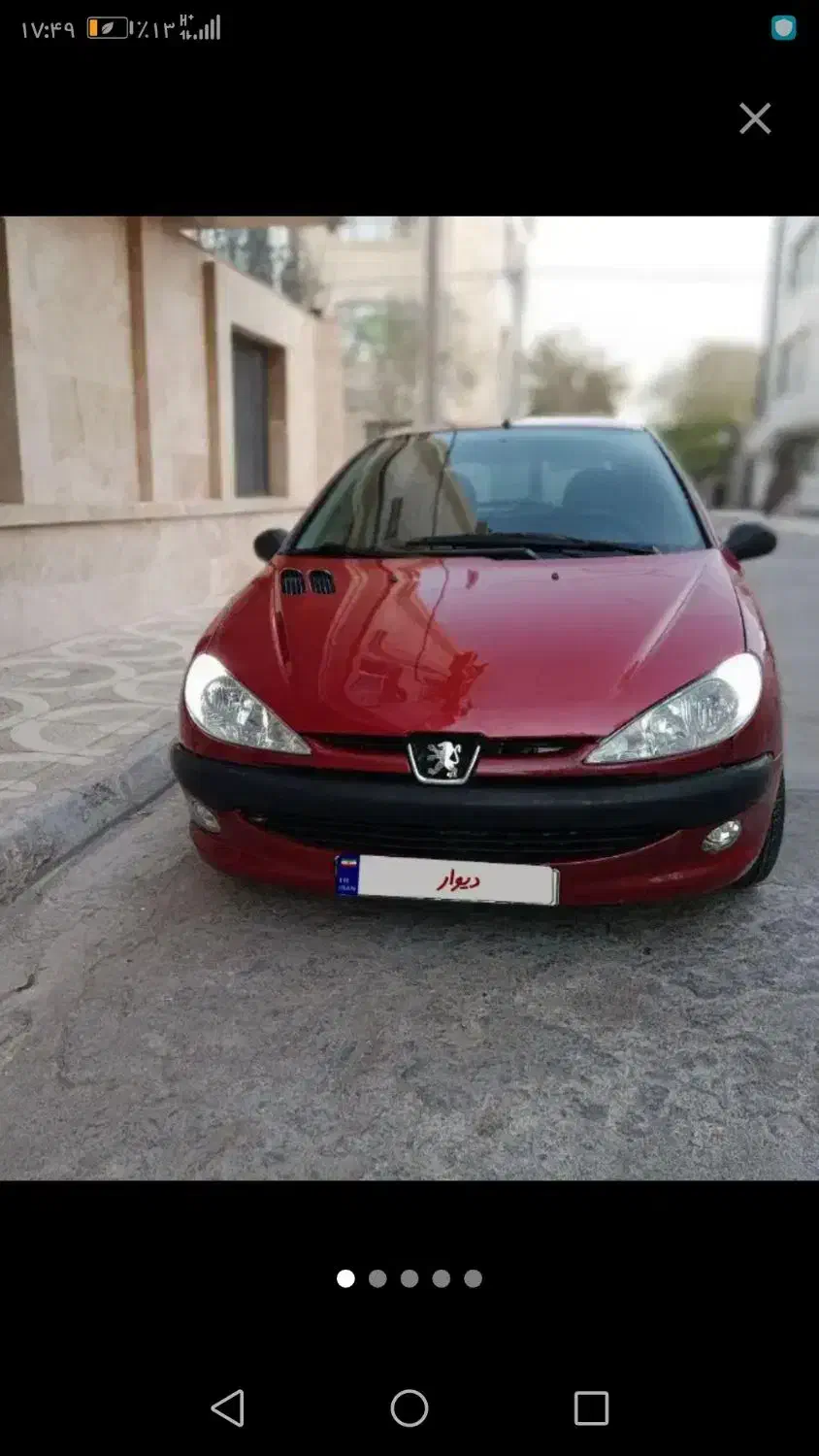 فروش206 آلبالویی مدل 81|خودرو سواری و وانت|مشهد, سیس‌آباد|دیوار