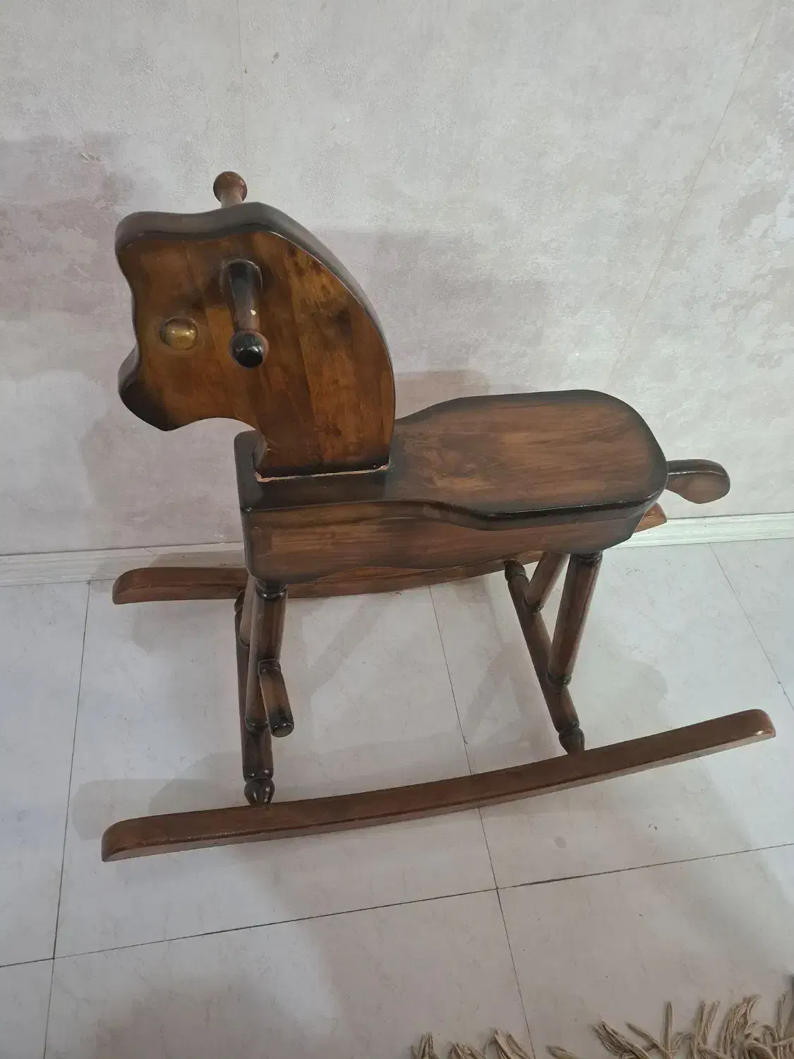 اسب چوبی|اسباب‌بازی بچه|مشهد, زمرد|دیوار