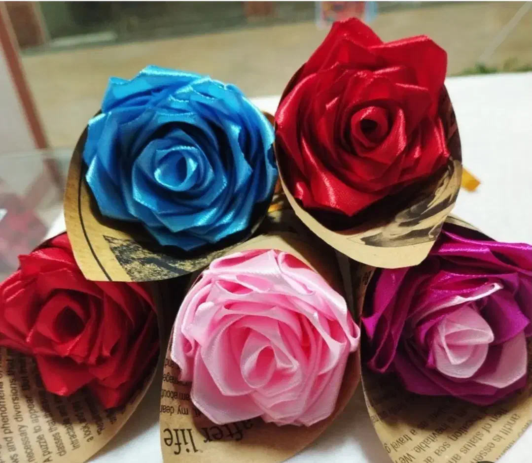 انواع گل روبانی|صنایع دستی و سایر لوازم تزئینی|بوکان, |دیوار