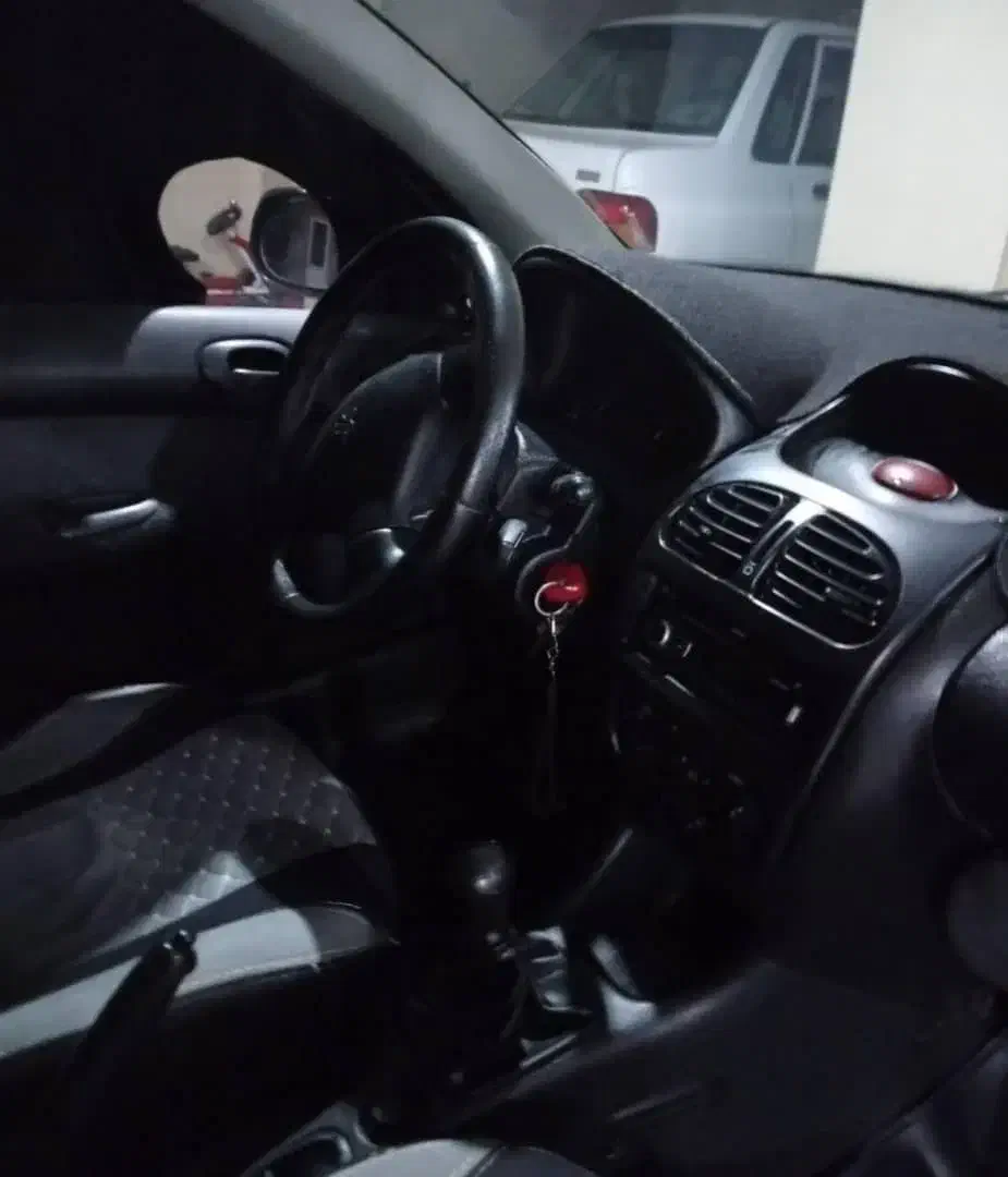 پژو 206 مشکی تیپ 2 مدل 89|خودرو سواری و وانت|شوش, |دیوار