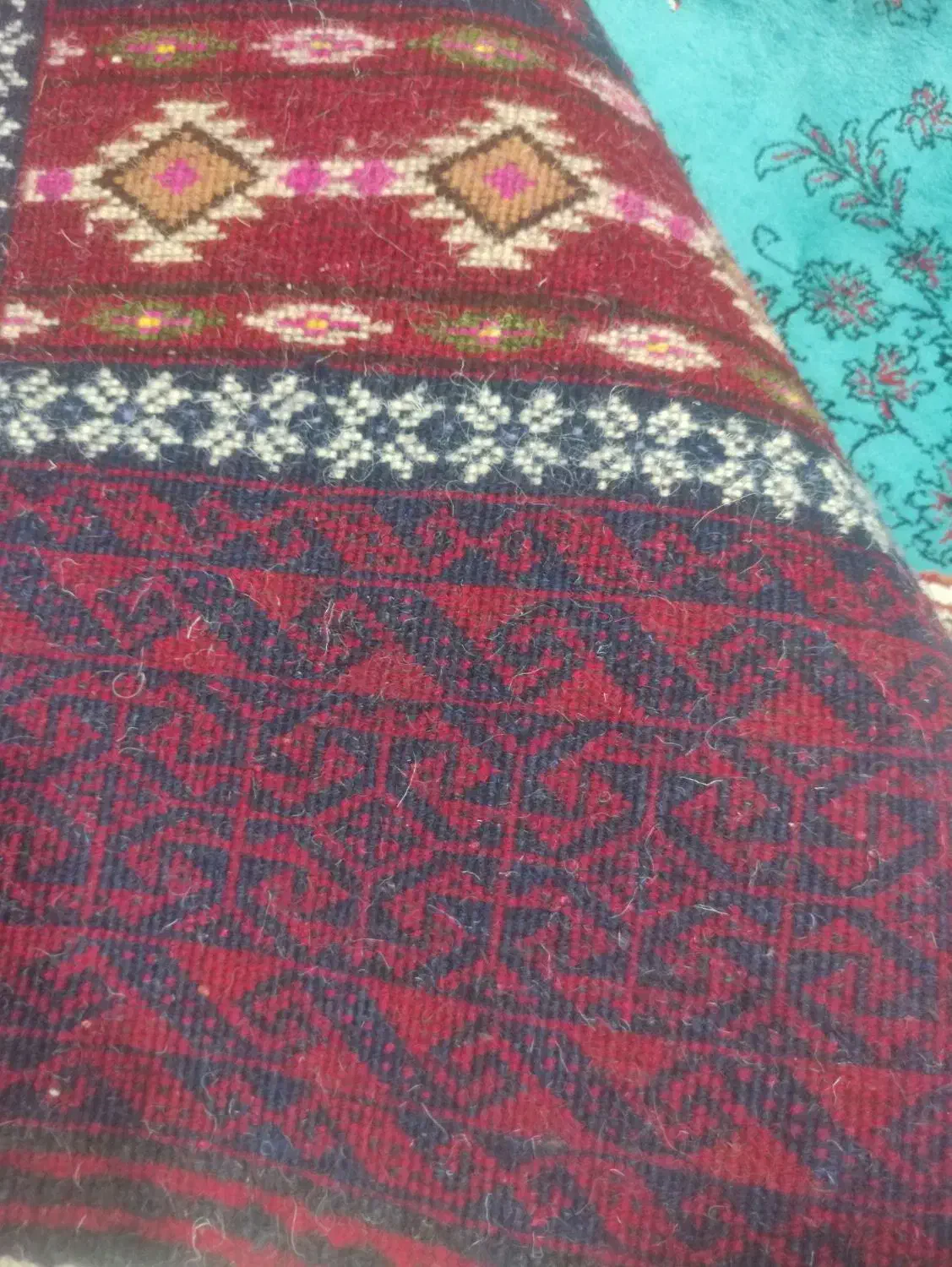 قالیچه دست بافت|فرش|قائن, |دیوار