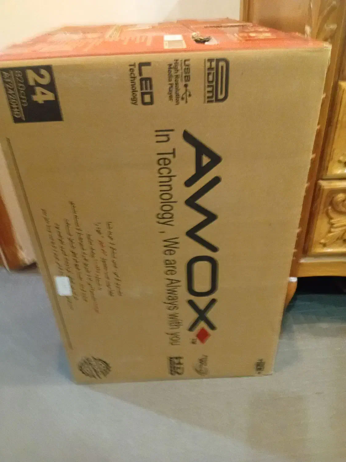 تلویزیون 24 اینچ آووکس|تلویزیون و پروژکتور|مشهد, رضاشهر|دیوار