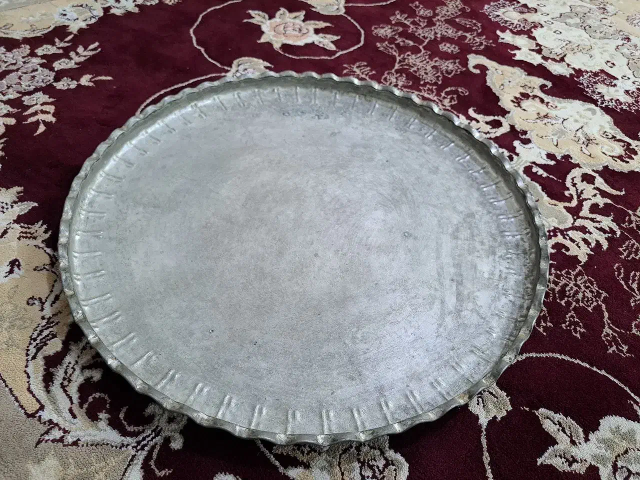 سینی مسی80 سال قدمت|کلکسیون اشیاء عتیقه|مشهد, رسالت|دیوار