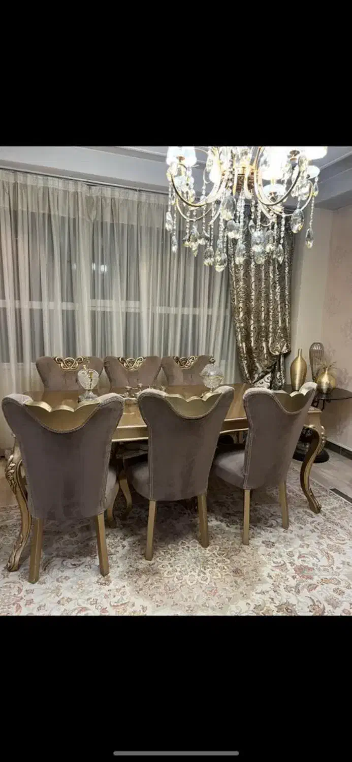 میز غذاخوری ۸نفره سالم|میز و صندلی غذاخوری|کرج, فاز ۳ گوهردشت|دیوار