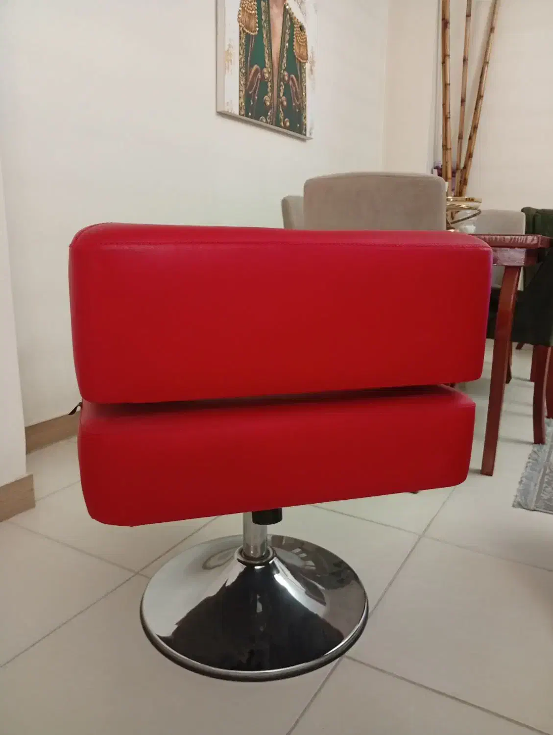 صندلی گردان پایه استیل|صندلی و نیمکت|فردیس, خیام غربی|دیوار