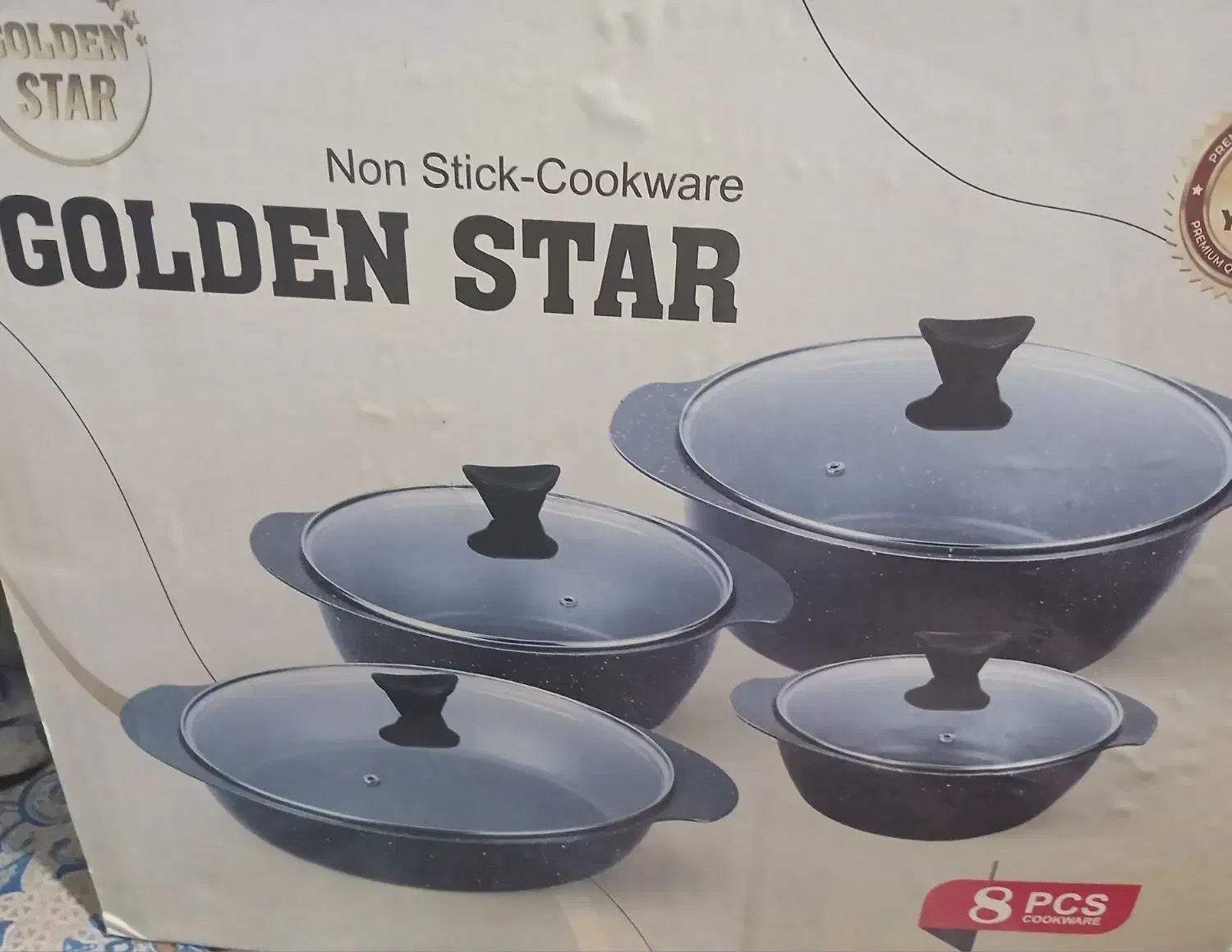 ظروف تفلون ۸ تکه|ظروف پخت‌وپز|شیراز, امام حسین|دیوار