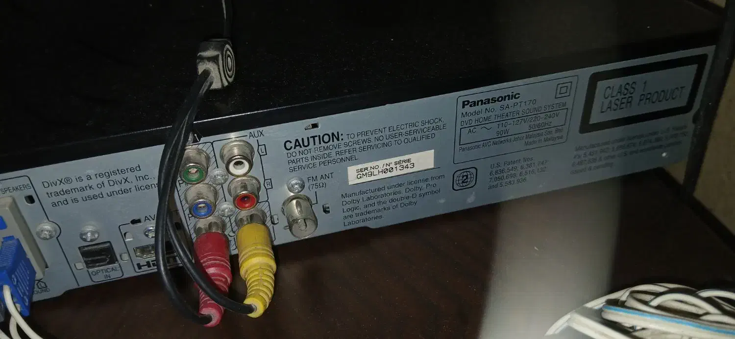 سینما خانواده پاناسونیک اصل با دستگاه dvd|سیستم صوتی خانگی|مشهد, شهید فرامرز عباسی|دیوار