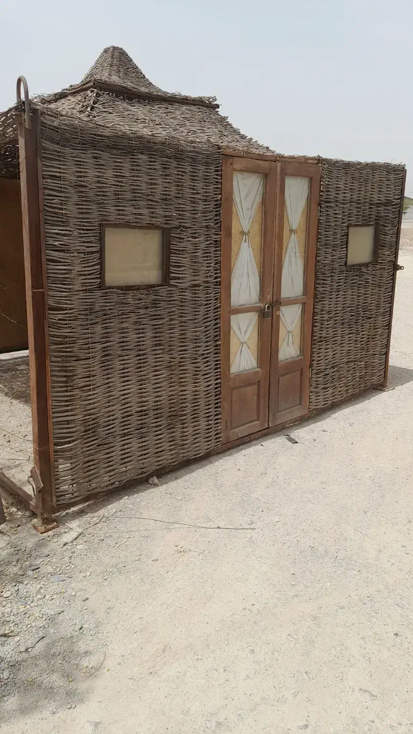 غرفه سنتی الاچیق حصیری کانکس سیار الاچیق چوبی|فروشگاه و مغازه|خمینیشهر, |دیوار